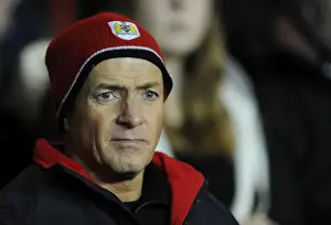 Bristol City V Doncaster Prints: Passionate Bristol City Fan Celebrates at Ashton Gate Stadium during FA Cup Third Round Replay