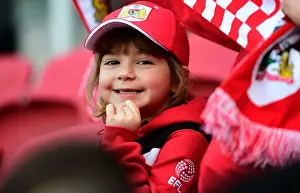 Bristol City V Rotherham United Prints: Passionate Bristol City Fans at Ashton Gate during Sky Bet Championship Match