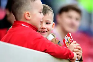 Passionate Bristol City Fans at Ashton Gate during Sky Bet Championship Match