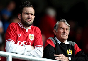 Bristol City V MK Dons Prints: Passionate Bristol City Fans at Ashton Gate Stadium