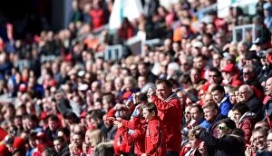 Images Dated 30th April 2016: Passionate Bristol City Fans Pack Ashton Gate Stadium for Sky Bet Championship Match against