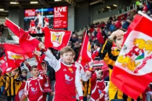 Images Dated 14th January 2017: Passionate Bristol City Fans Pack Ashton Gate Stadium for Sky Bet Championship Clash Against