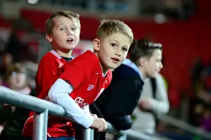 Bristol City V Brentford Prints: Passionate Bristol City Fans Pack Ashton Gate for Sky Bet Championship Showdown Against Brentford