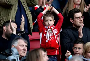Passionate Bristol City Fans Pack Ashton Gate Stadium, 2017: A Sea of Unwavering Support (Sky Bet Championship: Bristol City vs Queens Park Rangers)