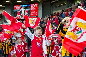Bristol City V Cardiff City Prints: Passionate Bristol City Fans Pack Ashton Gate Stadium for Sky Bet Championship Clash Against Cardiff City (14/01/2017)