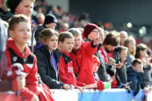 Bristol City V Cardiff Prints: Passionate Bristol City Fans Pack Ashton Gate Stadium for Sky Bet Championship Match against Cardiff City
