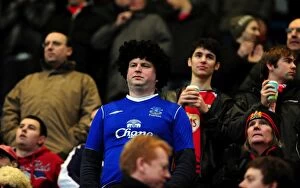 Images Dated 5th February 2011: Passionate Bristol City Fans at Preston North End's Championship Showdown (05/02/2011)