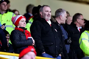 Passionate Bristol City Fans at Turf Moor during FA Cup Fourth Round