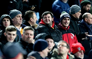 Passionate Bristol City Fans at Villa Park, 2017: A Sky Bet Championship Showdown