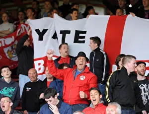 Passionate East End Rivalry: Bristol City vs Crewe, 2014 - A Football Battle at Ashton Gate