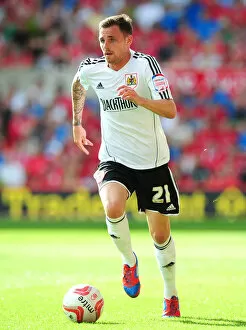 Images Dated 18th August 2012: Paul Anderson in Action: Nottingham Forest vs. Bristol City, Championship 2012 - Football Match
