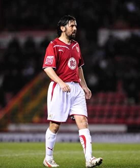 Images Dated 23rd March 2010: Paul Hartley in Action: Championship Clash between Bristol City and Barnsley (23/03/2010)