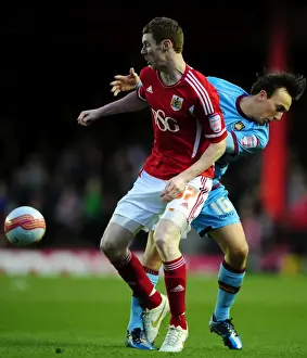Bristol City V West Ham Prints: Pearson vs. Noble: A Football Rivalry Flares Up at Ashton Gate, 2012