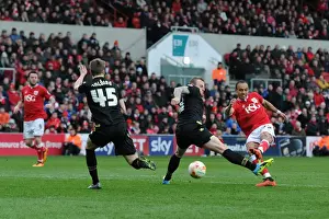 Bristol City V Bolton Wanderers Prints: Peter Odemwingie's Hat-Trick: Bristol City Crushes Bolton Wanderers 3-0