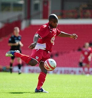 Images Dated 20th April 2010: A Pivotal Moment: Bristol City Reserves vs Exeter Reserves (09-10 Season)