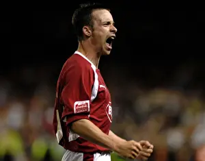 Bristol City V Crystal Palace Play Off Prints: Play-Off Thriller: Michael McIndoe's Dramatic Performance for Bristol City vs