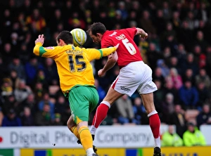 Norwich City V Bristol City Prints: The Powerhouse Clash: Norwich City vs. Bristol City (Season 08-09)