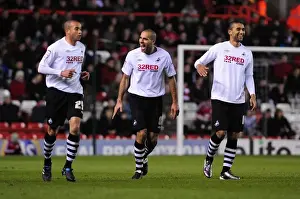 Bristol City V Swansea City Prints: Pratley's Stunner: Swansea's Thrilling Win at Ashton Gate (Bristol City vs Swansea City)