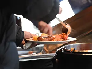 Bristol City V Hull City Prints: Pre-Match Breakfast at Ashton Gate: Fueling Up with Bristol City Football Club, 2015