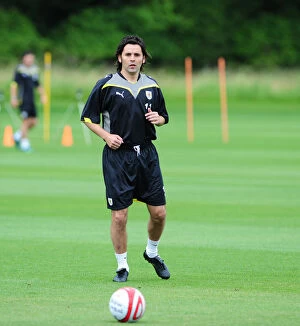 Images Dated 6th July 2009: Pre-Season Training: The Road to Glory with Bristol City First Team (09-10)