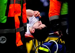 Preston V Bristol City Prints: Preston's Conor McLaughlin Suffers Devastating Injury vs