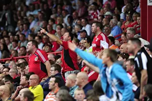 Bristol City V Bradford City Prints: Protest at Ashton Gate: Fans Voice Displeasure Over Refereeing Decisions in Bristol City vs
