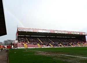 Images Dated 1st February 2014: Rainbow Over Ashton Gate: Bristol City vs. Carlisle United, 01-02-2014 (Sky Bet League One)