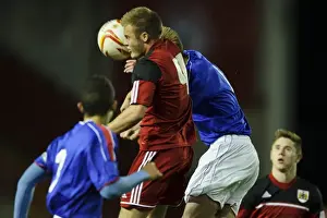 Bristol City V Ipswich Town FA Youth Cup Prints: Rhys Jordan Soaring High: FA Youth Cup Third Round - Bristol City U18s vs Ipswich Town U18