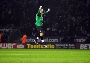 Images Dated 18th February 2011: Ricardo's Euphoria: Waghorn's Championship-Winning Goal for Leicester City vs