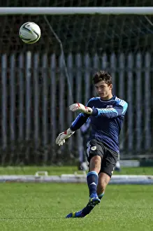 Brighton Prints: Rising Star: Max O'Leary in Action for Bristol City U18 vs Brighton & Hove Albion U18