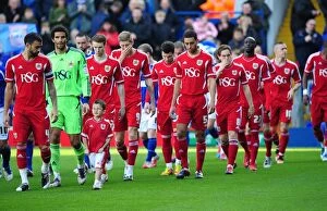 Images Dated 3rd March 2012: Rivalry on the Pitch: Ipswich Town vs. Bristol City, March 3, 2012 - Football Match at Portman Road