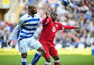 Images Dated 21st February 2009: The Rivalry Roars: Reading vs. Bristol City - Season 08-09 Football Match