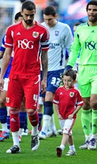 Images Dated 3rd March 2012: Rivalry Unleashed: Ipswich Town vs. Bristol City - The Football Battle at Portman Road, March 3