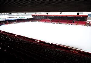 Images Dated 5th February 2009: The Roar of Pride and Passion: A Peek into Bristol City Football Club's Home at Ashton Gate