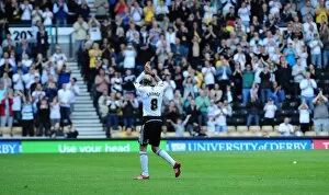 Images Dated 30th April 2011: Robbie Savage Bids Farewell: Derby County's Champion Player Retires at Pride Park (30th April 2011)