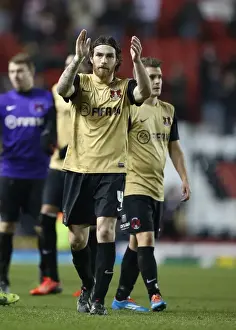 Bristol City V Leyton Orient Prints: Romain Vincelot of Leyton Orient Applauding Fans at Full-Time - Bristol City vs Leyton Orient