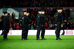 Bristol City V Brighton And Hove Albion Prints: Royal Tank Regiment's Salute at Ashton Gate: Bristol City vs