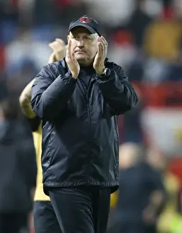 Bristol City V Leyton Orient Prints: Russell Slade Applauding Leyton Orient Fans at Full-Time - Bristol City vs Leyton Orient