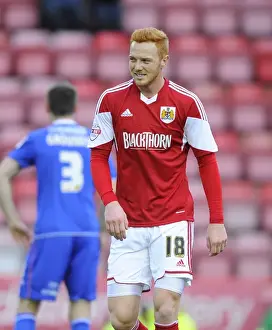 Bristol City V Oldham Athletic Prints: Ryan Taylor in Action: Bristol City vs Oldham Athletic (Sky Bet League One, November 2013)