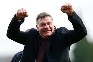 Bristol City V West Ham Prints: Sam Allardyce Celebrates West Ham's FA Cup Upset Over Bristol City (25.01.2015)