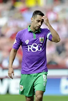 12 15 Prints: Sam Baldock in Action: Bristol City's Opening Game of the Season vs
