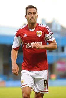 Images Dated 6th August 2013: Sam Baldock in Action: Gillingham vs. Bristol City, Capital One Cup First Round