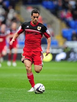 Images Dated 20th October 2012: Sam Baldock of Bristol City in Action Against Bolton Wanderers at Reebok Stadium, 2012