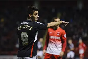 Sam Baldock of Bristol City Scores at Leyton Orient's Matchroom Stadium, February 11, 2014