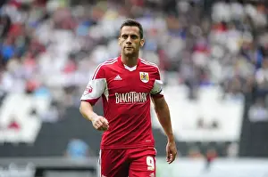 MK Dons V Bristol City Prints: Sam Baldock Leads Bristol City's Charge Against Milton Keynes Dons in Sky Bet League One