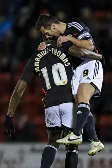 Leyton Prints: Sam Baldock Scores the Opener: Bristol City's Triumph at Leyton Orient