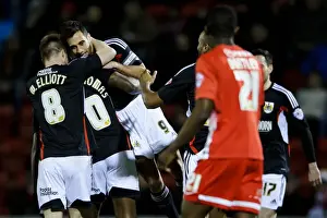 Leyton Prints: Sam Baldock Scores the Opener: Bristol City's Victory over Leyton Orient (February 11)