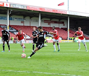 Sam Baldock Scores Penalty for Bristol City against Walsall, April 2014