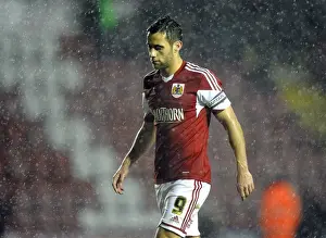Bristol City V Rotherham United Prints: Sam Baldock's Disappointment: Bristol City's Loss to Rotherham United
