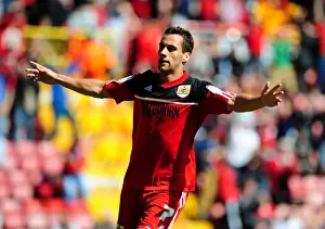 Sam Baldock's Thrilling Debut: A Stunner for Bristol City Against Cardiff City, August 25, 2012